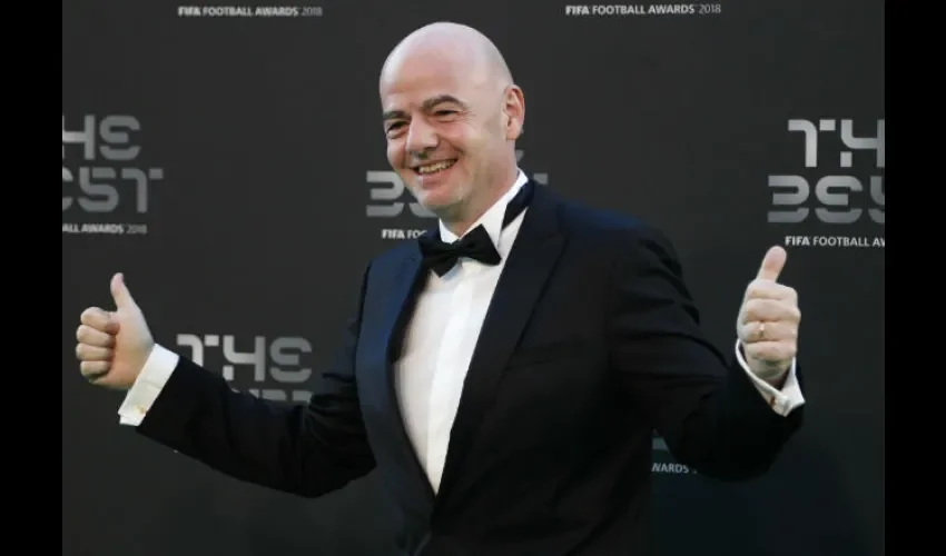 El presidente de la FIFA Gianni Infantino. Foto: AP