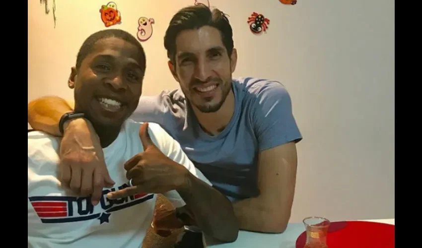 Jaime Penedo junto a Armando Cooper. Foto: Instagram