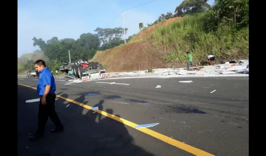 La tragedia ocurrió esta mañana. Foto: Cortesía