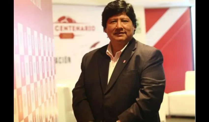 El presidente de la Federación Peruana de Fútbol (FPF), Edwin Oviedo.