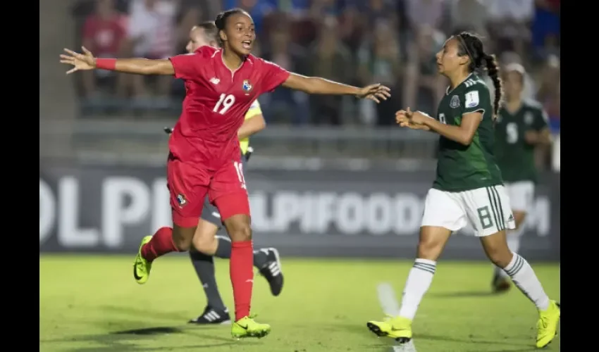  Lineth Cedeño anotó el segundo gol para Panamá.