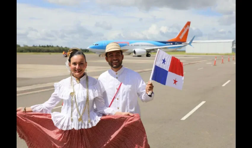 Foto ilustrativa del recibimiento panameño. 