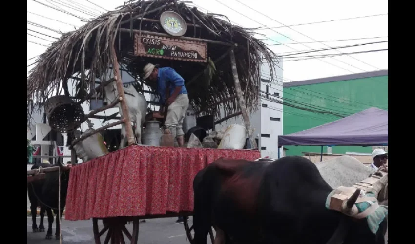 Foto ilustrativa de una de las carretas de La Chorrera. 