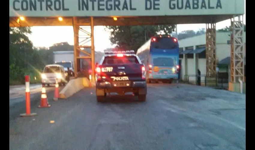 Puesto de control de Guabalá.