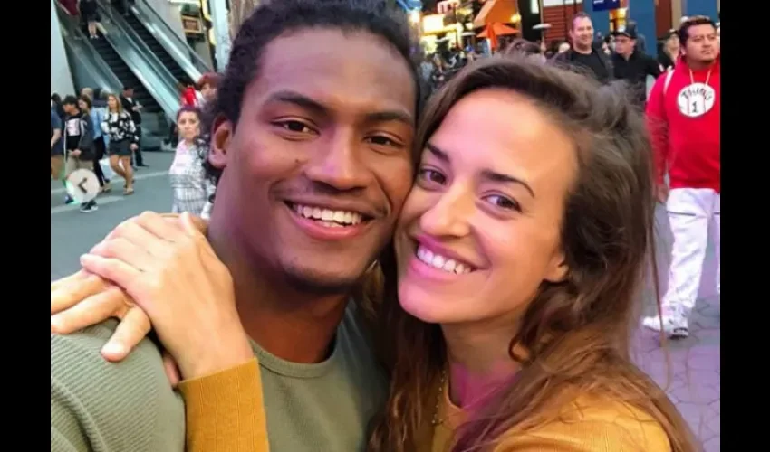 Israel Duffus y Gemma Marín se conocieron en Estados Unidos./Instagram