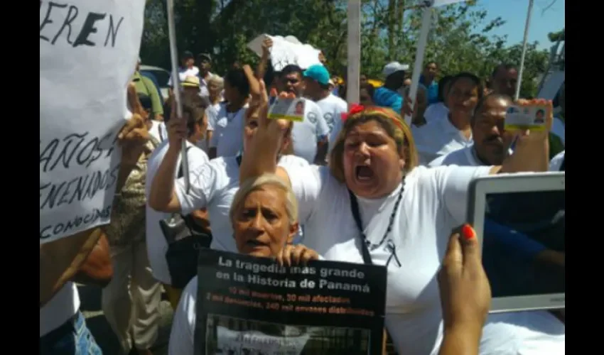 Pacientes envenenados no se dejan siguen pidiendo justicia. Foto: Archivo