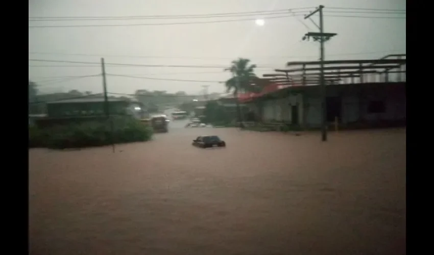 Lluvias en la provincia de Colón. 