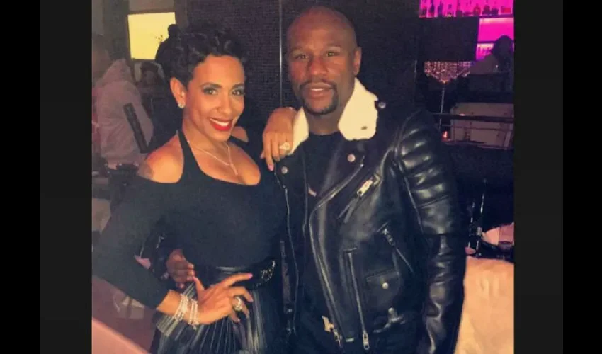 Floyd Mayweather y Melissia Brim./Instagram