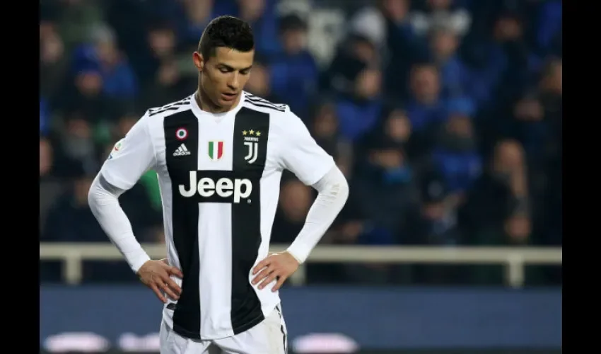 El delantero portugúes de la Juventus Cristiano Ronaldo. Foto:EFE