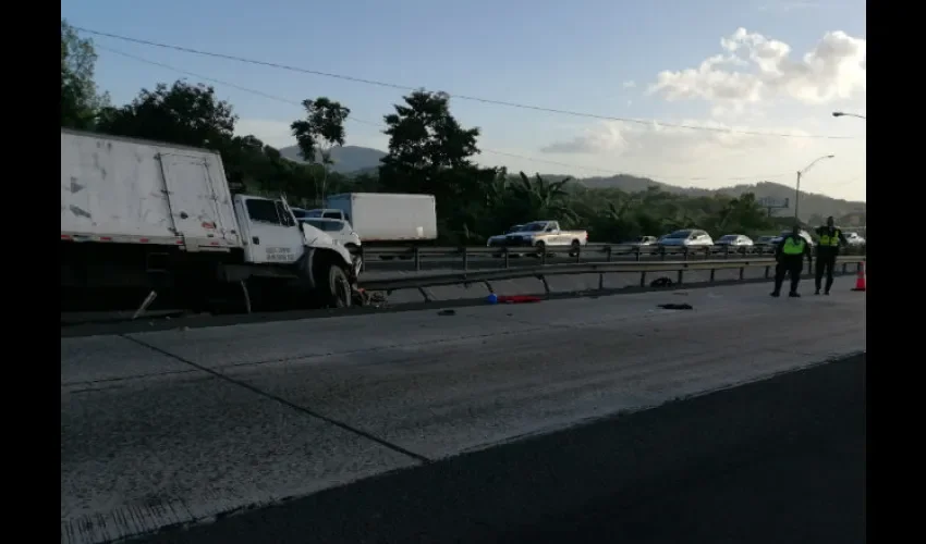 Foto ilustrativa del lugar del accidente. 