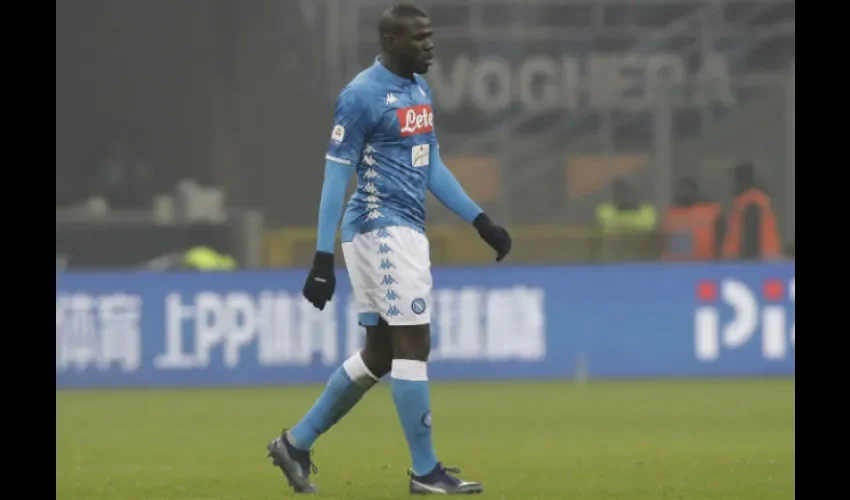 El jugador Kalidou Koulibaly. Foto:AP