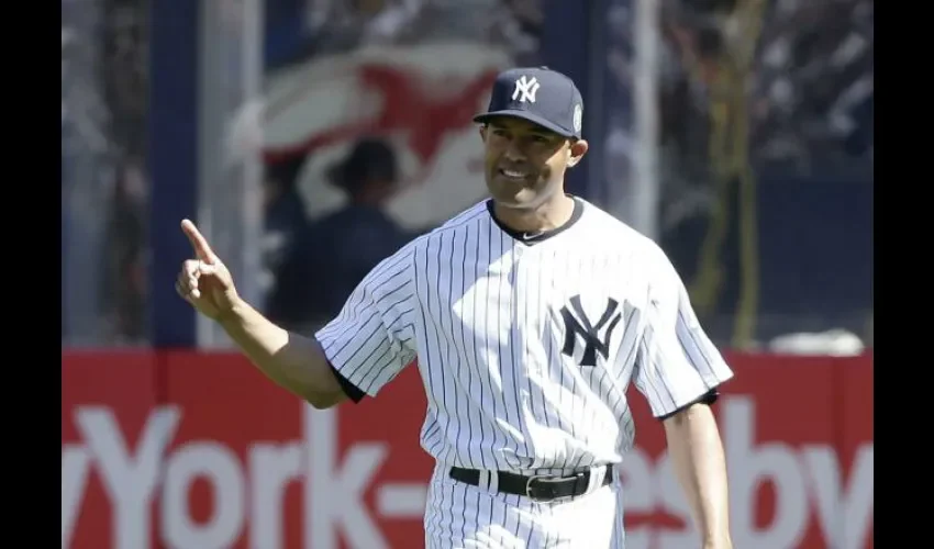 Mariano Rivera ganó cinco Series Mundiales y jugó 19 temporadas con los Yanquis de Nueva York.