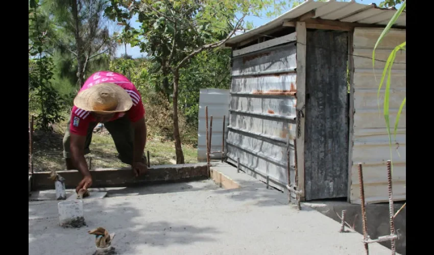 Foto ilustrativa de los trabajos en el lugar. 