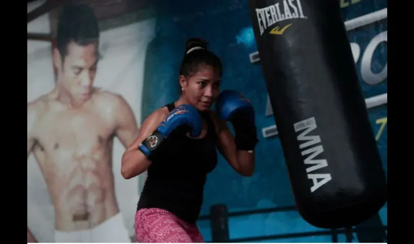 La boxeadora panameña Laura Ledezma. Foto: Anayansi Gamez