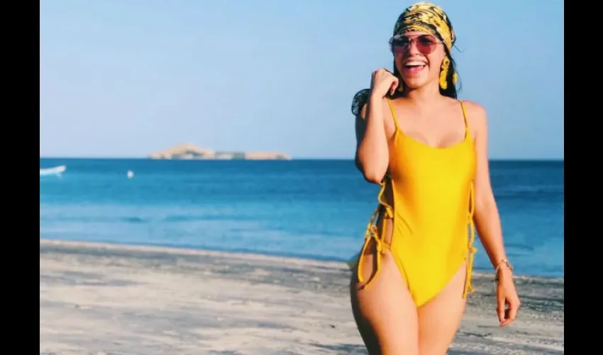 'La peque' disfruta de los días de verano. Foto: Instagram