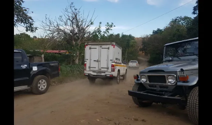 Foto ilustrativa del carro del Ministerio Público en el lugar. 