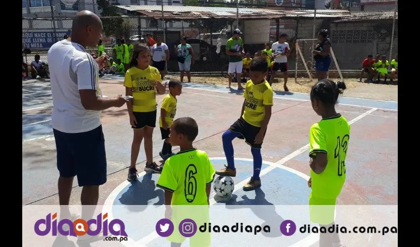 Mostraron su talento para el fútbol. Foto: Jesús Simmons