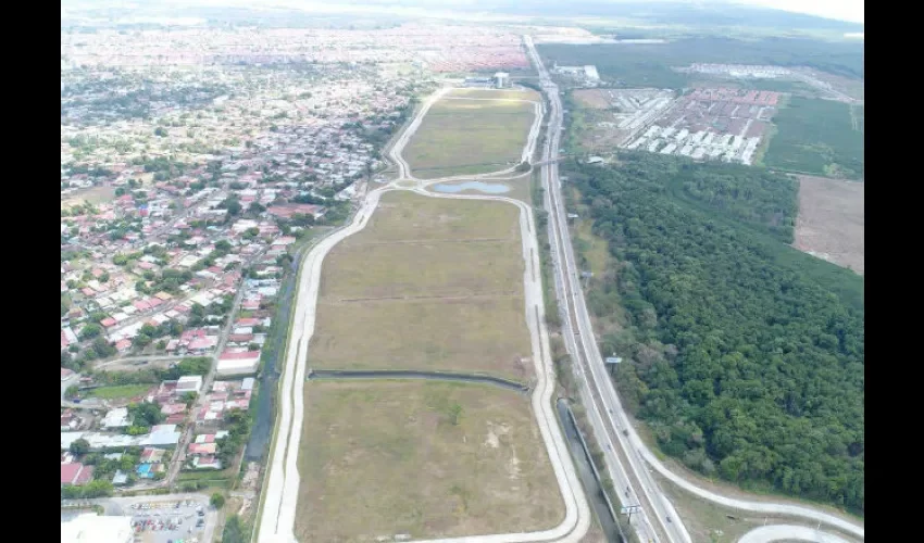 El campo San Juan Pablo II en los terrenos de Metro Park logrará reunir a miles de peregrinos. Foto: Cortesía 