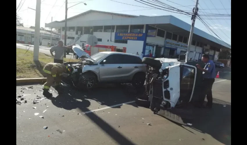 Accidente de tránsito en Chiriquí.