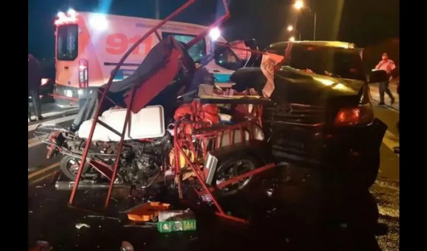 Foto ilustrativa del área del accidente. Cortesía @traficocpanama 