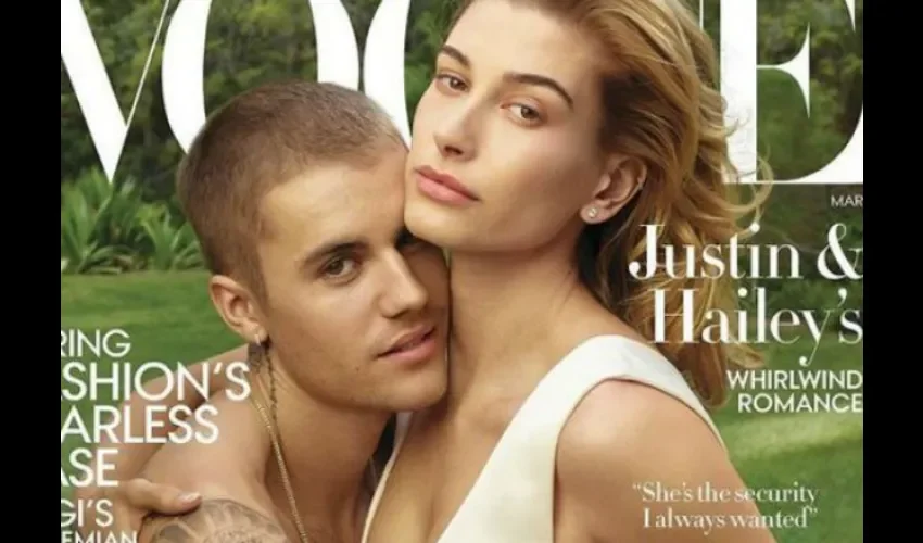 Justin Bieber y Hailey Baldwin.