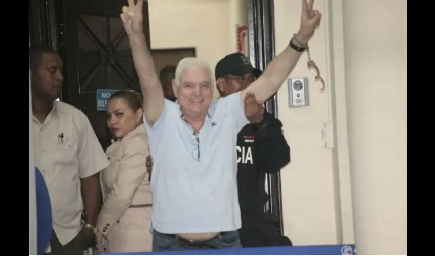 Expresidente Ricardo Martinelli. 