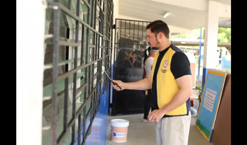 Dejaron la escuela lista para recibir a los estudiantes. Foto: Cortesía