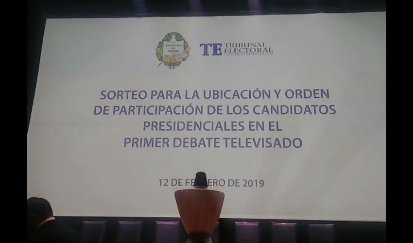 El sorteo definió el orden de participación. 