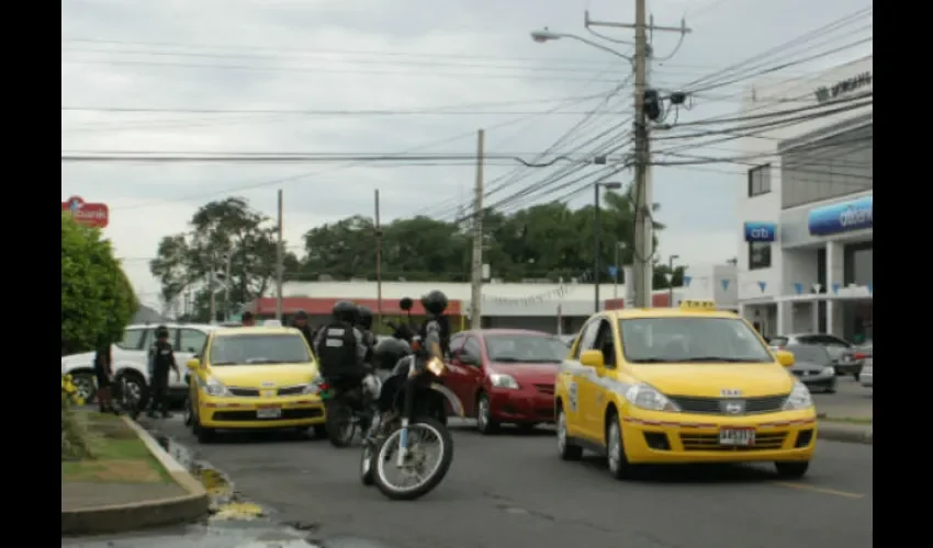 Foto ilustrativa del área del accidente. 