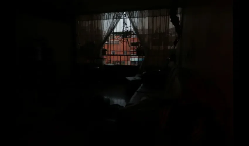 Viviendas en Venezuela sin luz. EFE 