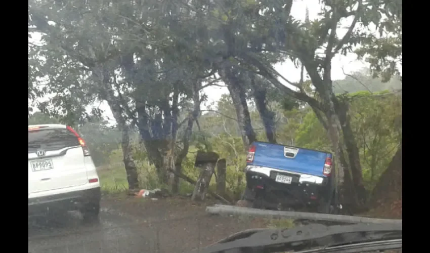 Gracias a Dios no hubo víctimas, decían otros conductores.  Foto: Mayra Madrid