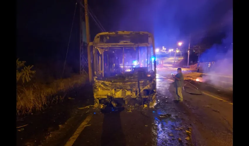 Foto ilustrativa del área del accidente. 