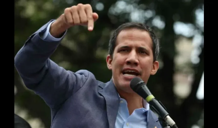 Foto ilustrativa de Juan Guaidó. 