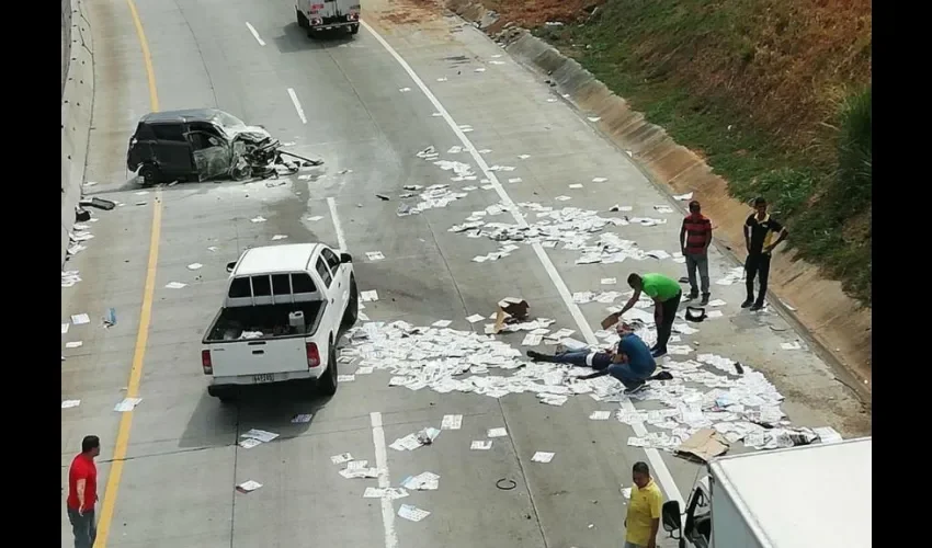 El impacto de los vehículos fue muy fuerte. Foto: Cortesía