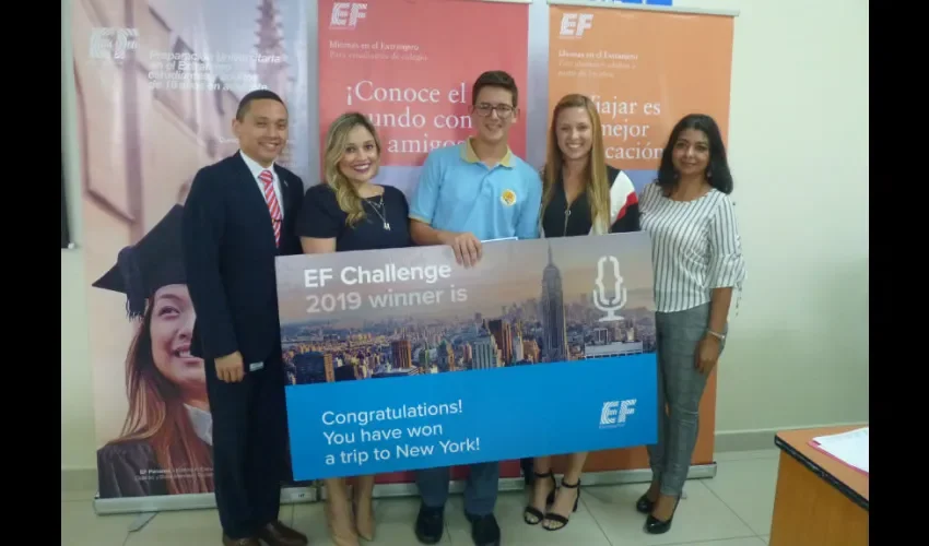 Ferdinand Von Lindeman, estudiante del St. Mary School, representará a Panamá en Nueva York. Foto: Cortesía