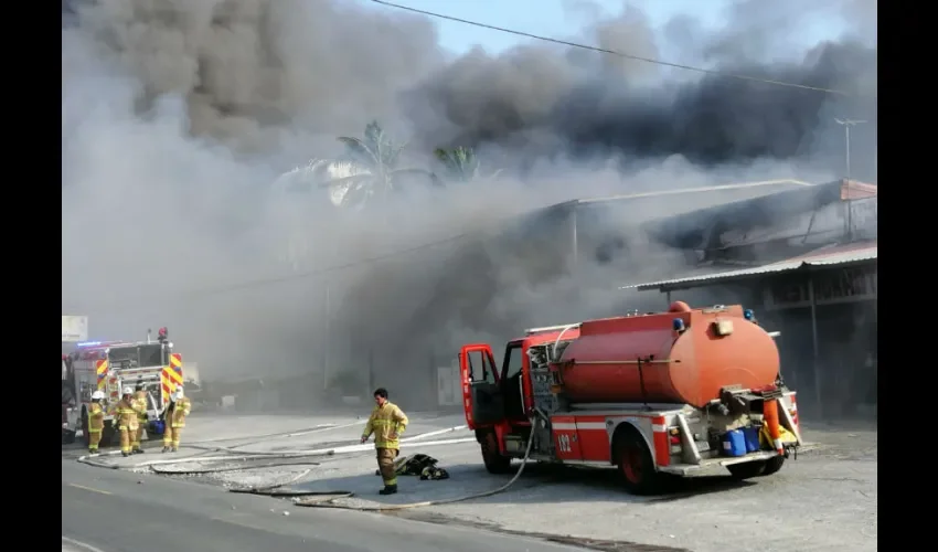 Foto ilustrativa del área del accidente. 