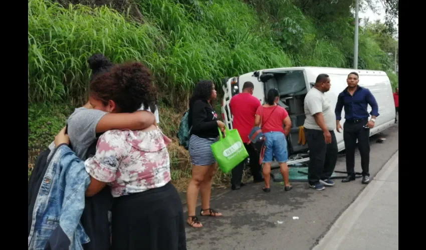 Foto ilustrativa del área del accidente. 