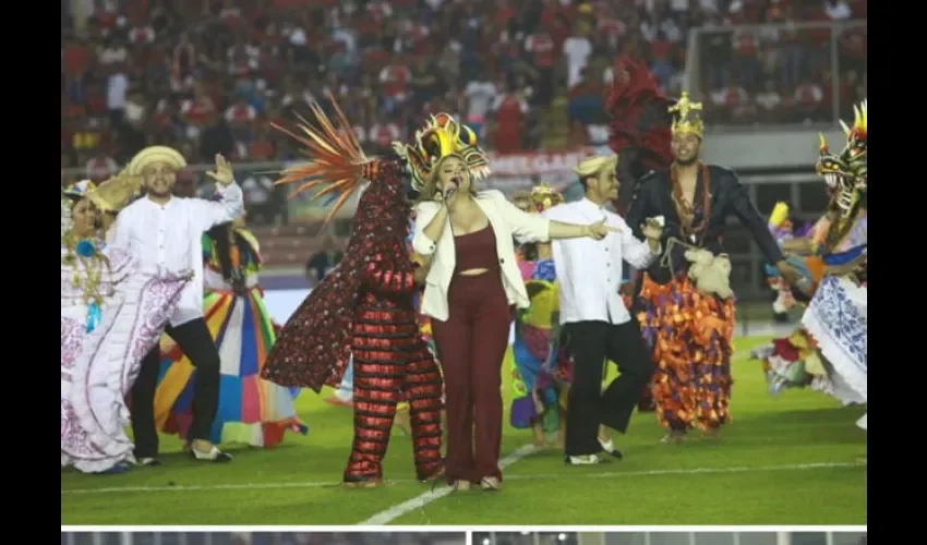 Se presentó en la final de la LPF. Foto: Anayansi Gamez