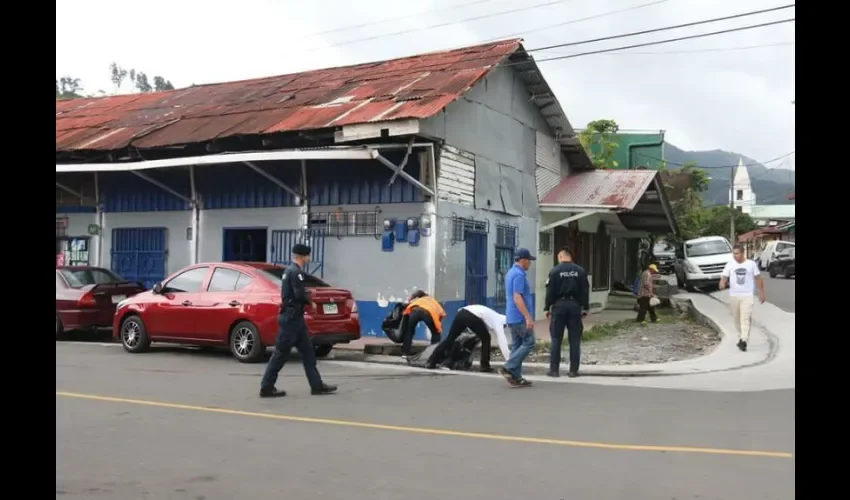 Limpiaron el área donde está el mercado público. Foto: Alcaldía de Boquete