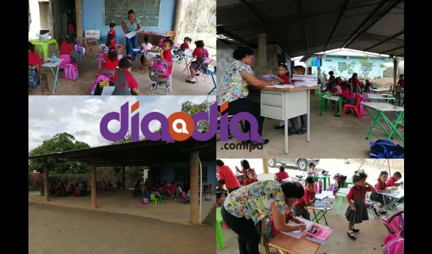 Las familias que habitan en el sector uno de El Raudal son de escasos recursos económicos por lo que dependen del centro para la educación inicial de sus hijos. Foto: Eric Montenegro