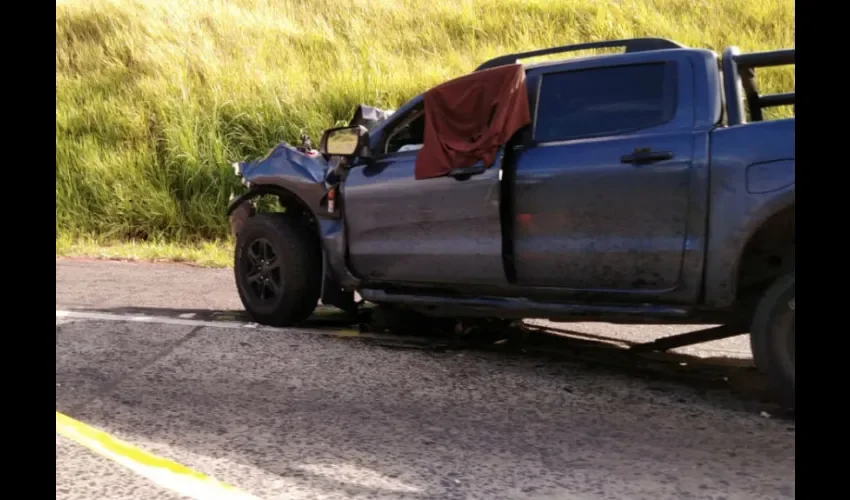 Foto ilustrativa del auto afectado. Cortesía @traficocpanama