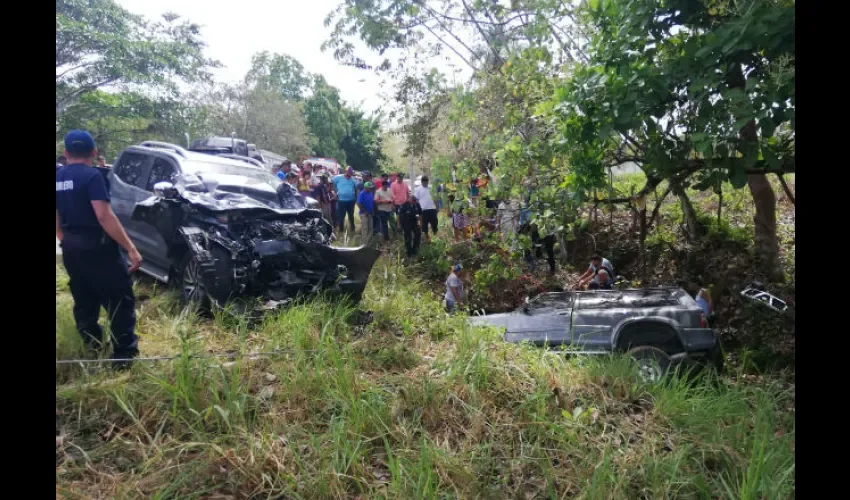 Foto ilustrativa de los accidente registrados. 