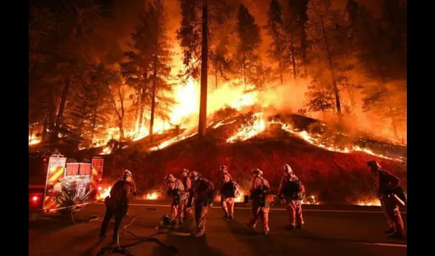 Foto ilustrativa de un incendio. 