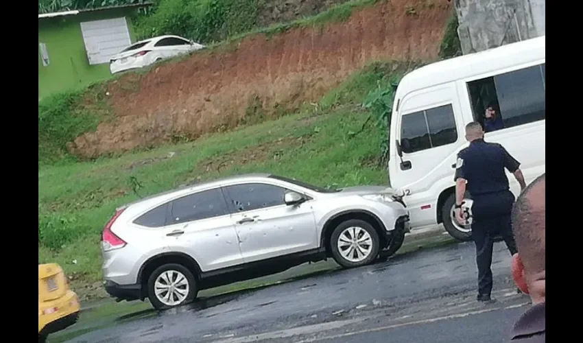 Foto ilustrativa del área del accidente. 