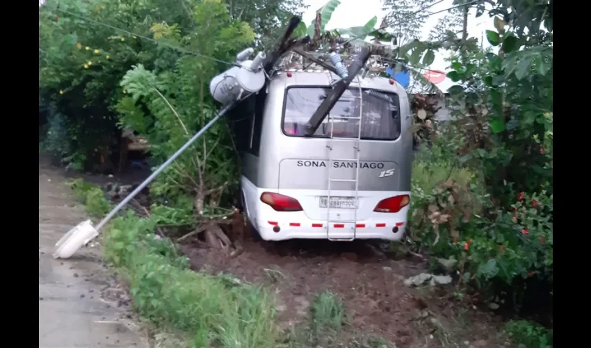 Foto ilustrativa del accidente. 