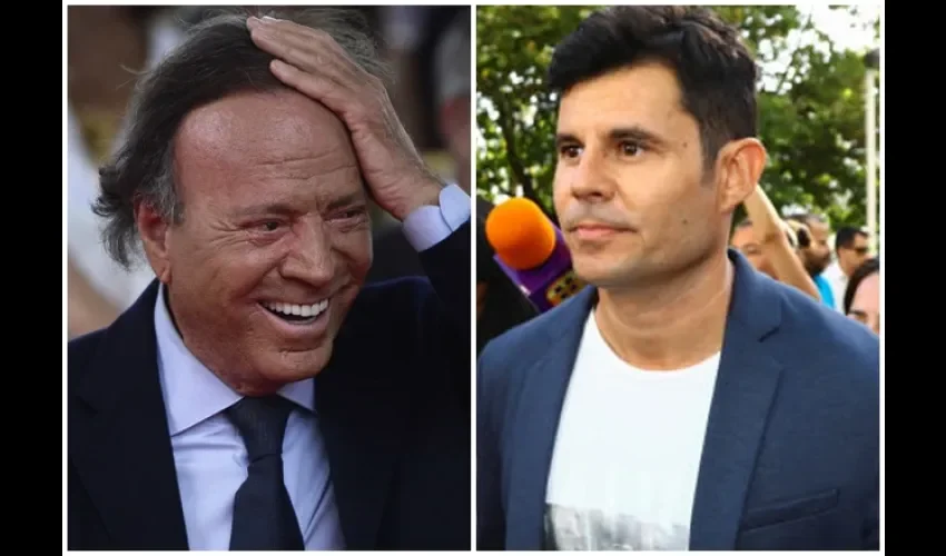 Julio Iglesias y Javier Santos