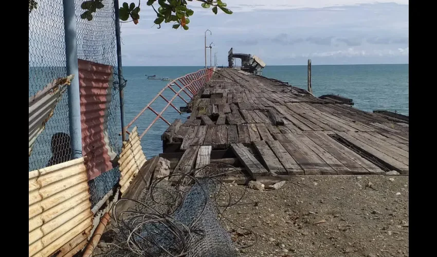 Foto ilustrativa del actual muelle. 