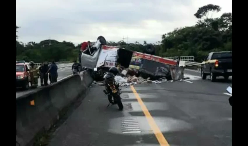 Foto ilustrativa del área del accidente. 