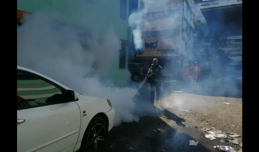 Foto ilustrativa de las jornadas de fumigación. 