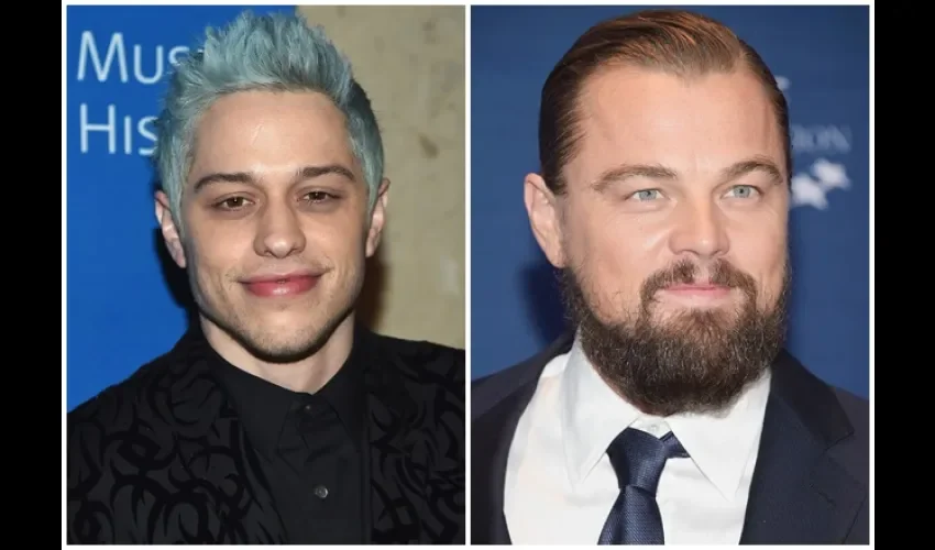 Pete Davidson y Leonardo DiCaprio.